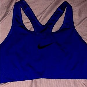 blue nike bra size M